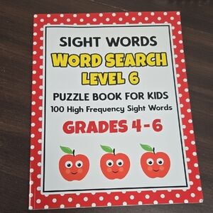 Sight Words Word Search Level 6 Puzzle Book For Kids